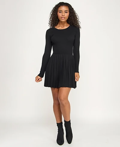 Bcx Women's Long Sleeve Sweater Dress