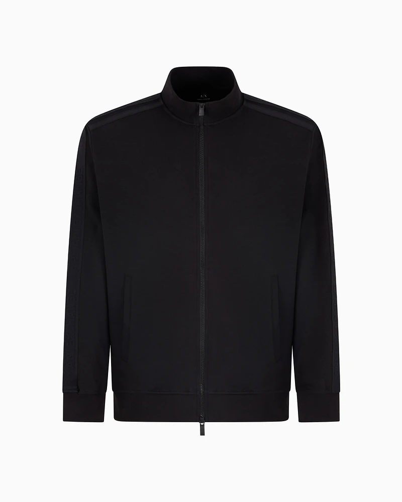 A|X Armani Exchange Men's Regular-Fit Logo Tape Full-Zip Track Jacket
