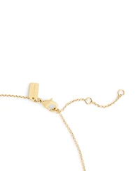 Coach Faux Stone Pave Icons Butterfly Pendant Necklace