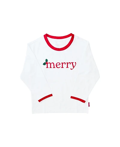 Bits & Bows Baby Unisex Merry Long Sleeve T-Shirt