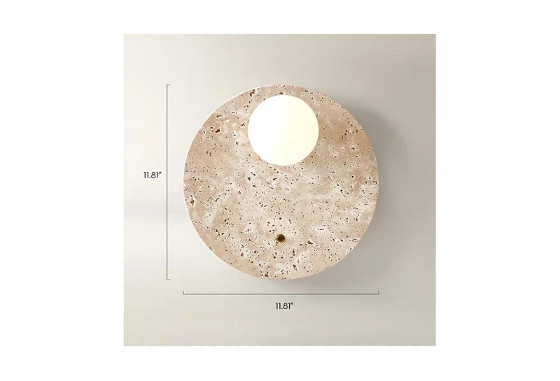 Z Gallerie Eden Travertine Sonce 11.75