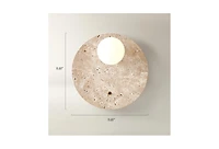 Z Gallerie Eden Travertine Sonce 11.75