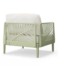 WestinTrends Modern Outdoor Polypropylene Resin Deep Seating Patio Club Chair (Set of 2)