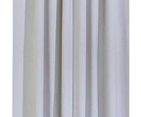 ThermaPlus Ventura Tab Top Window Curtain Panel Pair 52" x 63", White