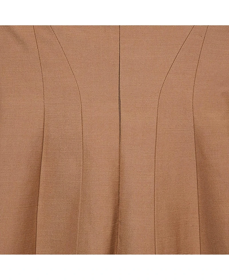 Pre-Owned Stella Mccartney Women's Brown Strapless Bustier Gown