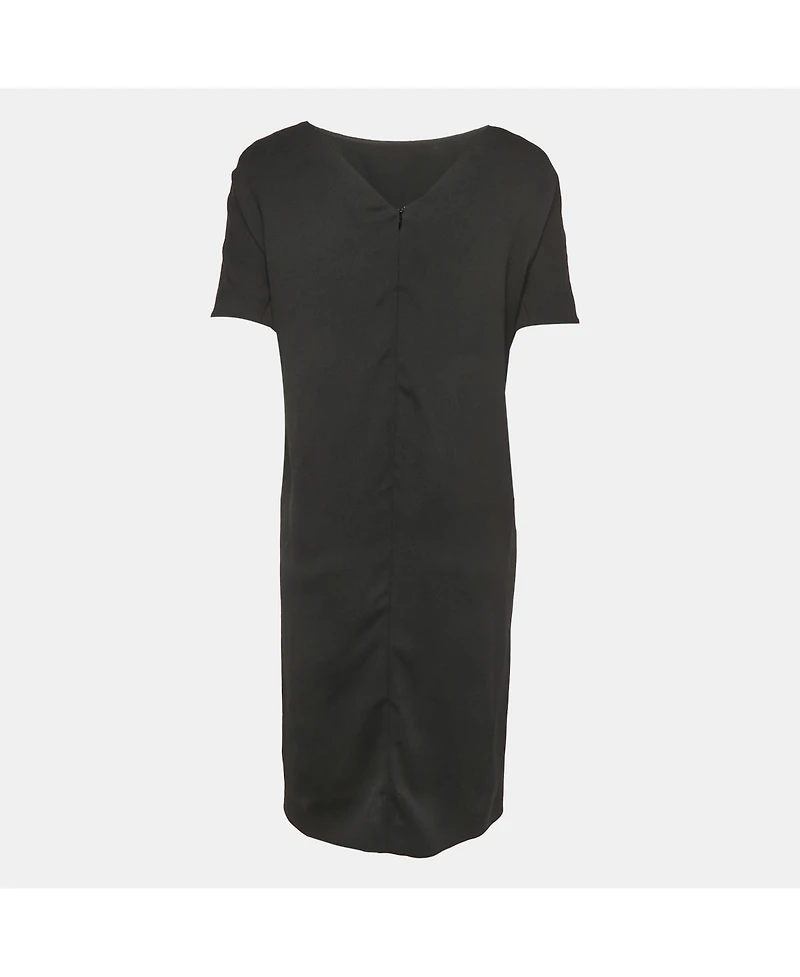 Pre-Owned Balenciaga Women's Black Crepe Shift Dress