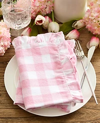 Elrene Charming Gingham Napkins, Set of 4