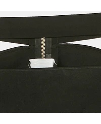 Pre-Owned Balmain Women's Black Jersey Corset Crop Top