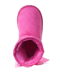 Bebe Girls' Toddler 5T-10T Bow Detail Winter Boots