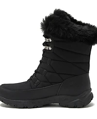 Lands' End Women's Wide Width Expedition Trail Waterproof Lace Up Snow Boots