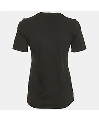 Pre-Owned Burberry Women's Black Jersey Crewneck T-Shirt
