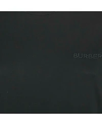 Pre-Owned Burberry Women's Black Logo Embroidered Jersey T-Shirt