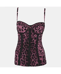 Pre-Owned Dolce & Gabbana Women's Silk Blend Bustier Top