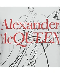 Pre-Owned Alexander Mcqueen Women's Printed Jersey T-Shirt