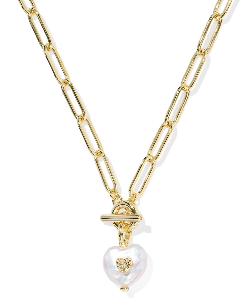 Kendra Scott Gold Plated Heart Pendant Necklace