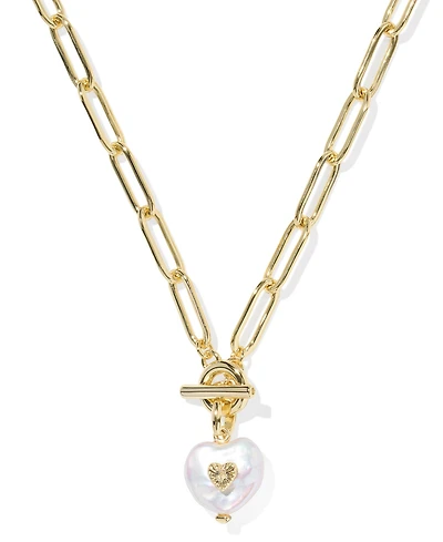 Kendra Scott Gold Plated Heart Pendant Necklace