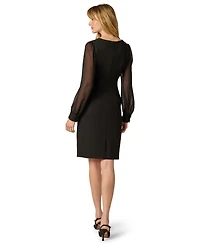 Adrianna Papell Petite Back-Zip Sheath Dress