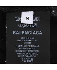 Pre-Owned Balenciaga Women's Logo Print Cotton Jersey T-Shirt