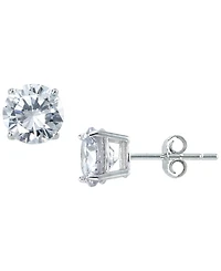 Macy's 2-Pc. Diamond Earrings Set in Sterling Silver & 14k Gold Over Sterling Silver