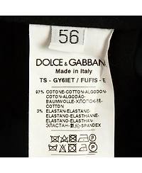 Pre-Owned Dolce & Gabbana Men's Green Cotton Formal Trousers