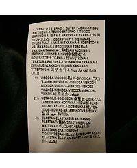 Pre-Owned Versace Women's Black Sateen Drape Detail Pencil Skirt