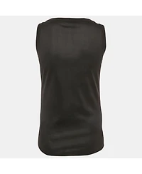 Pre-Owned Dolce & Gabbana Women's Stretch Cotton Pintuck Tank Top