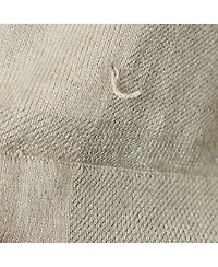 Pre-Owned Burberry Women's Brit Beige Checked Silk Blend Knit V-Neck T-Shirt