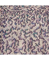 Pre-Owned Isabel Marant Women's Etoile Multicolor Printed Cotton Ruffled Ilayona Top