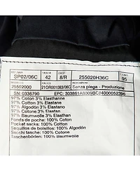 Pre-Owned Hermes Men's Midnight Blue Cotton Regular Fit Pants