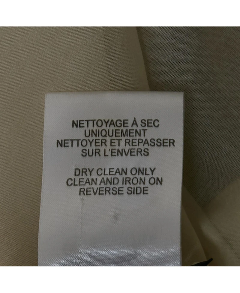 Pre-Owned Givenchy Women's Off White Printed Silk High Low Hem Pullover