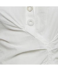 Pre-Owned Jacquemus Women's Cotton Ruched Detail La Bomba Shirt