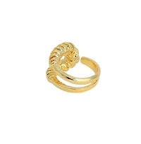 Sohi Women's The Mollusks Statement Ring