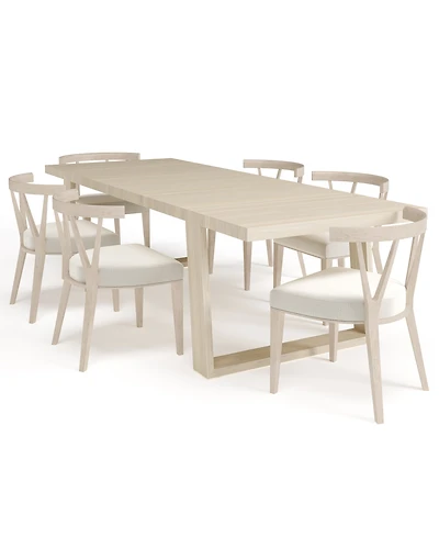 Universal Furniture Dwell 7-Pc. Rectangular Table Dining Set with 6 Side Chairs
