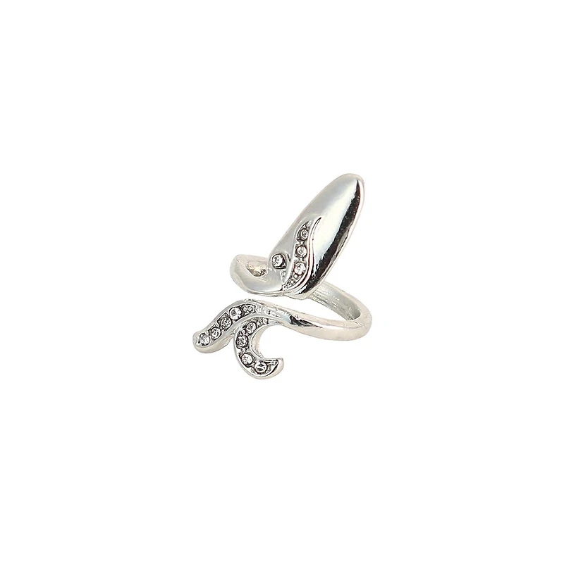Women's The Botanic Nail Rings - Metallic Silver (Set Of 4)