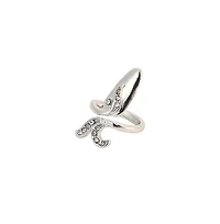 Women's The Botanic Nail Rings - Metallic Silver (Set Of 4)