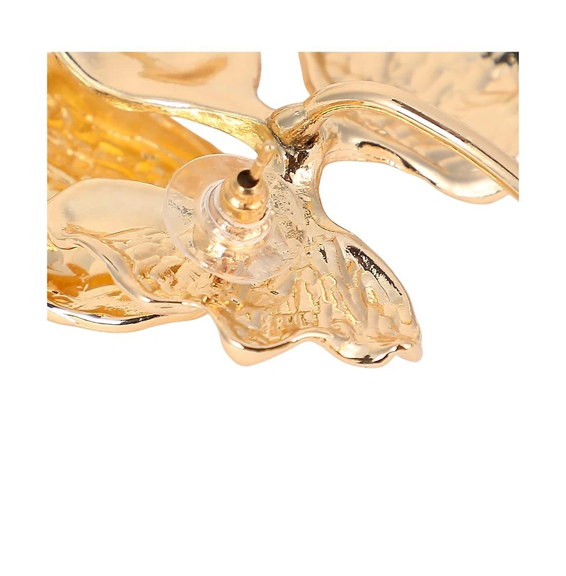 Women's The Withering-Petal Cuff Earrings - California Gold