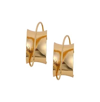 Women's The Chunky-Orbiter Half-Hoop Earrings - California Gold