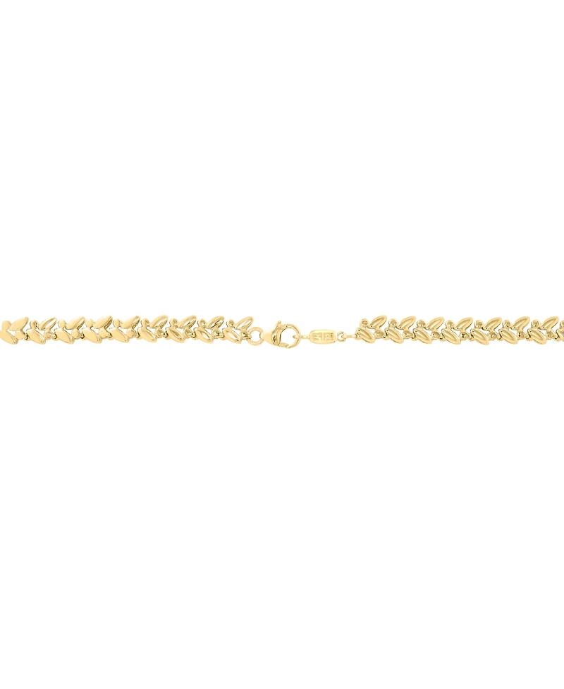 Effy Collection Diamond (3/4 ct. t.w.) & Sapphire (7-1/3 ct. t.w.) Necklace in 14k Yellow Gold