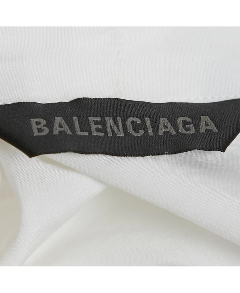 Pre-Owned Balenciaga Women's Cotton Knotted Vareuse Shirt