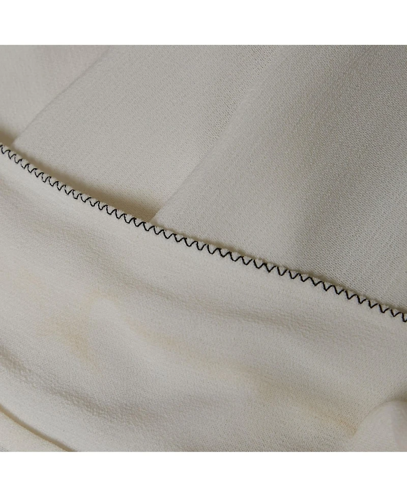 Pre-Owned Dolce & Gabbana Women's Chiffon Ruffled Blouse