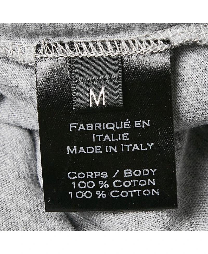 Pre-Owned Balmain Men's Cotton Crew Neck Distressed T-Shirt