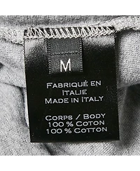 Pre-Owned Balmain Men's Cotton Crew Neck Distressed T-Shirt