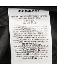 Pre-Owned Burberry Women's Crepe Fringed Hem Trousers