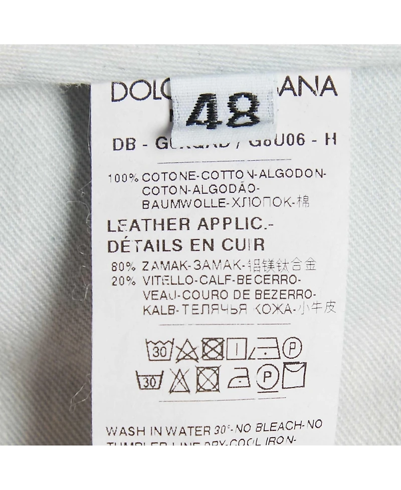 Pre-Owned Dolce & Gabbana Women's Denim Raw Edge Detail Shorts