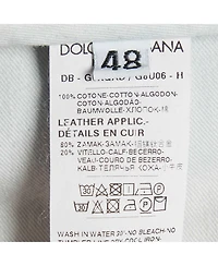 Pre-Owned Dolce & Gabbana Women's Denim Raw Edge Detail Shorts