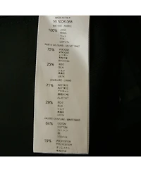 Pre-Owned Givenchy Women's Black Velvet Trim Gabardine Shorts