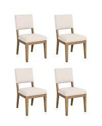 Furniture Millwork 4-Pc. Fabric Side Dining Chair Set