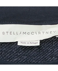 Pre-Owned Stella Mccartney Women's Black Studded Logo Cotton Knit Oversized Sweatshirt