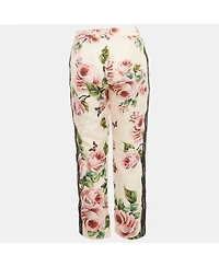 Pre-Owned Dolce & Gabbana Women's Print Jacquard Trousers