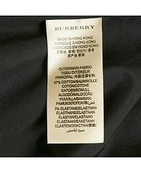 Pre-Owned Burberry Men's Brit Black Logo Embroidered Cotton Shirt